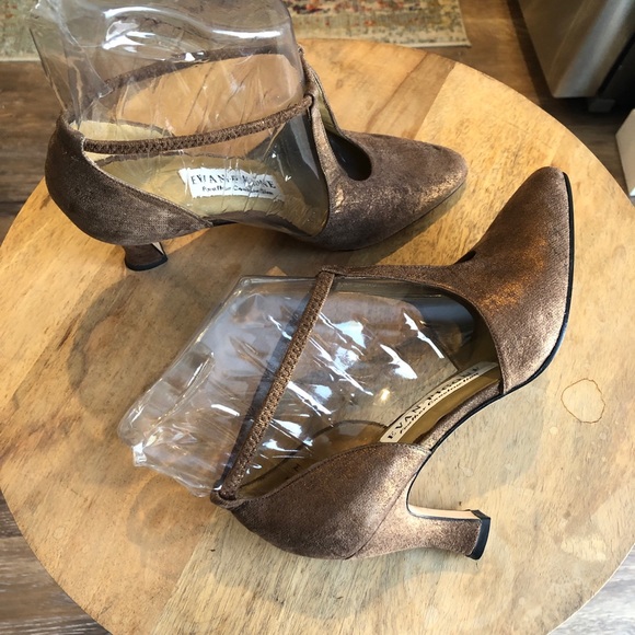 Evan-Picone Feather Constructed Women’s Dress Pumps Pointed Toe Strappy Sz. 7. - Picture 8 of 11